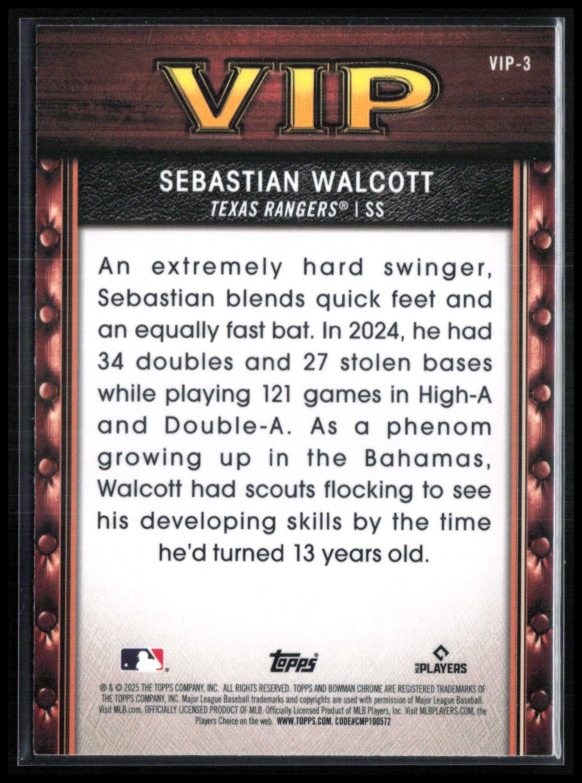 Sebastian Walcott VIP