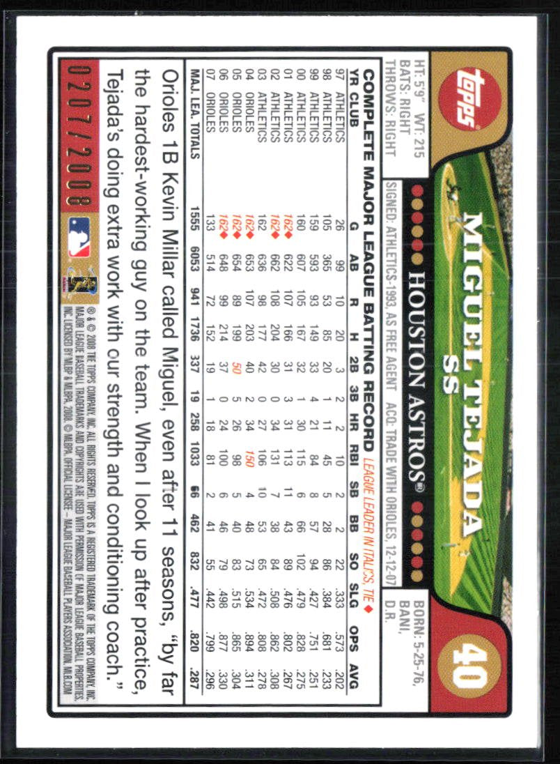 Miguel Tejada Gold /2008