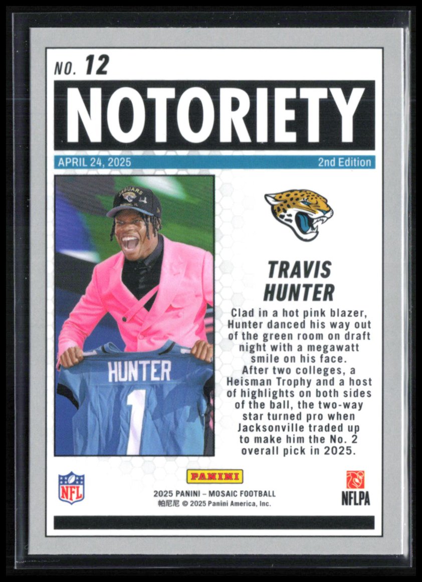 Travis Hunter RC Notoriety