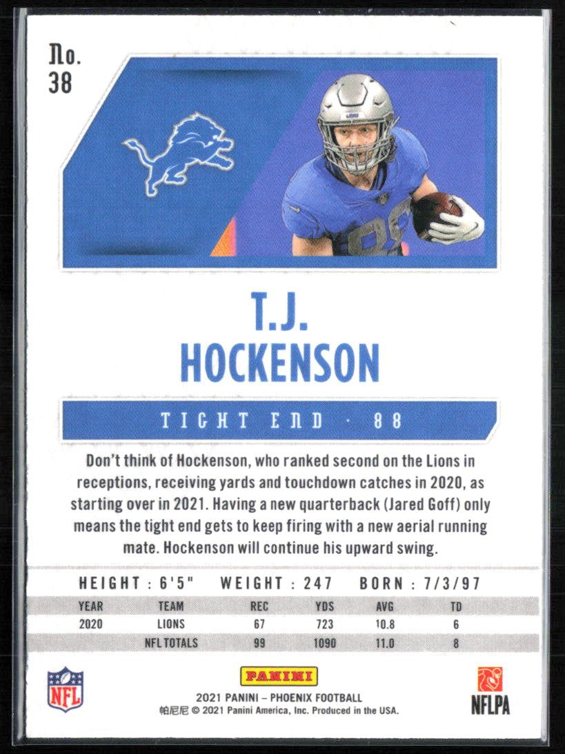 T.J. Hockenson FIre Burst