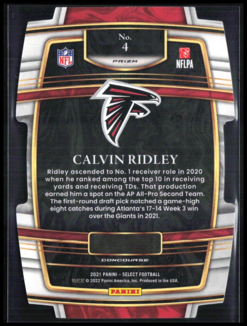 Calvin Ridley Gold Black Shock Die-Cut