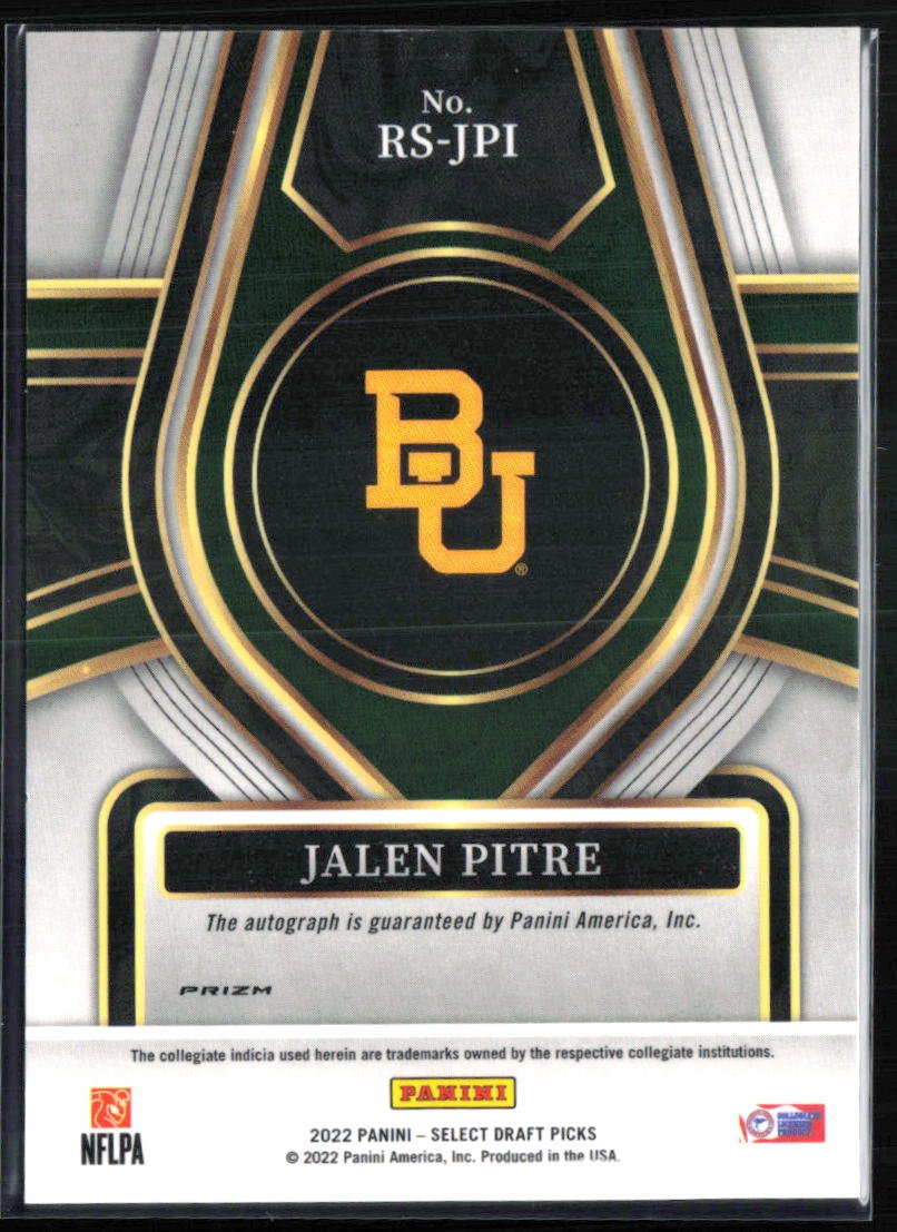Jalen Pitre Auto Red Prizm