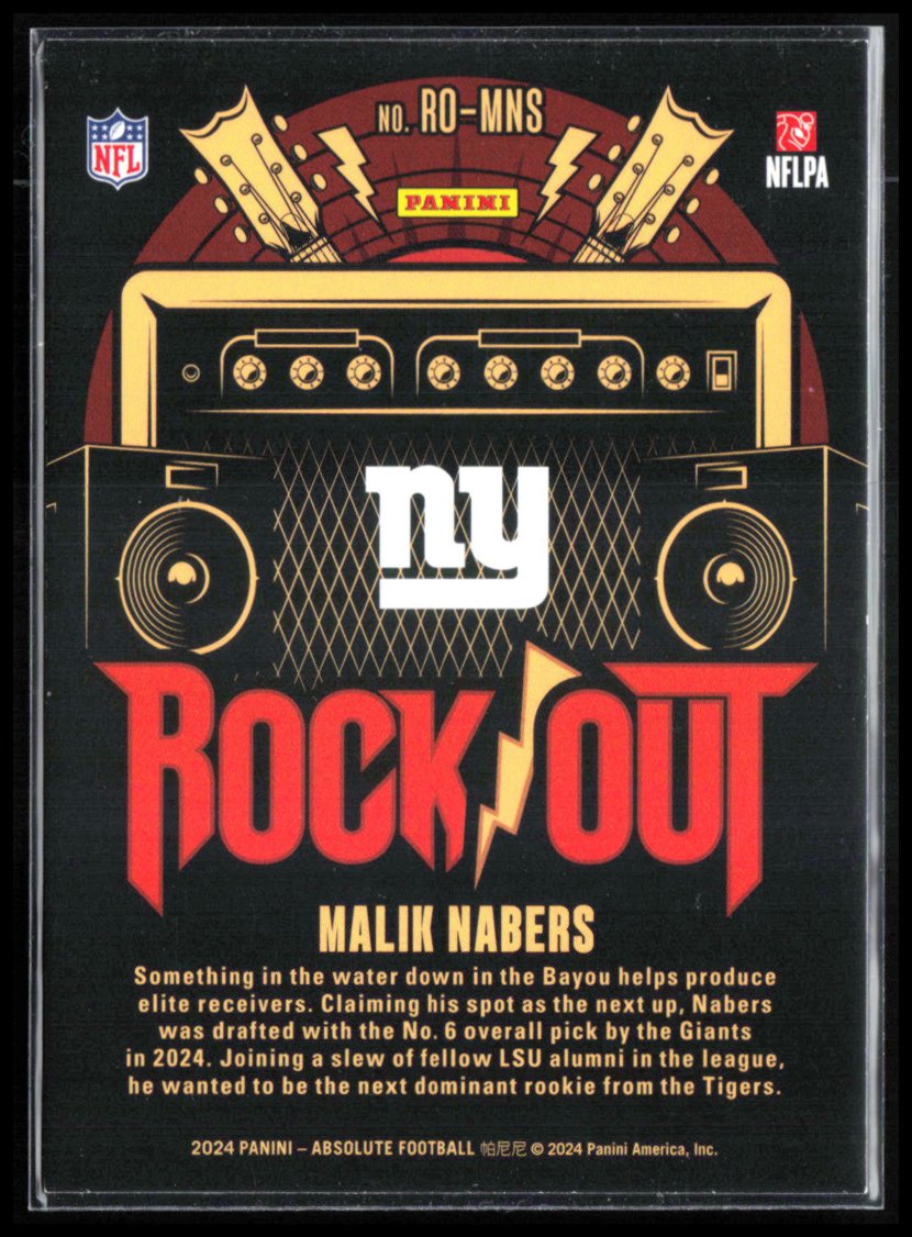 Malik Nabers RC Rock Out