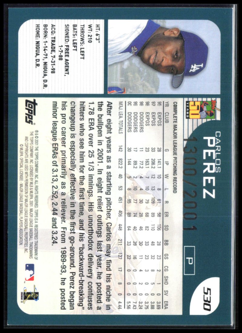 Carlos Perez /2001