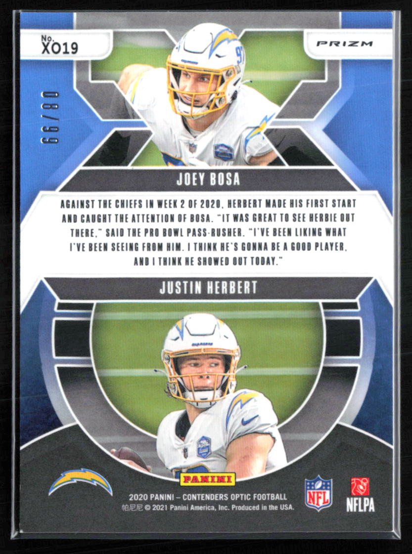 Joey Bosa / Justin Herbert Xs and Os /99