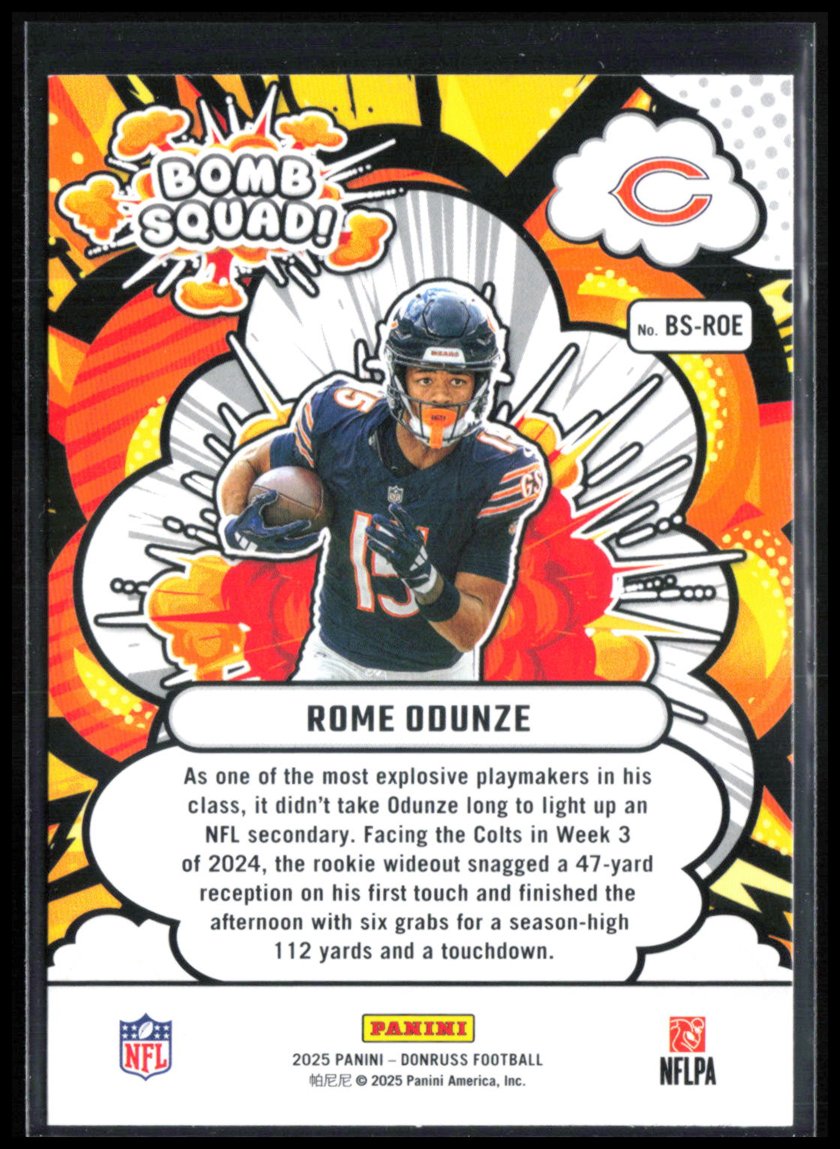 Rome Odunze Bomb Squad