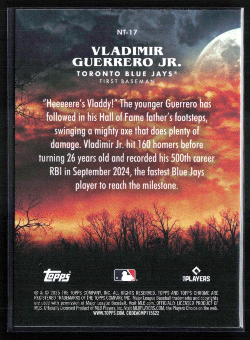 Vladimir Guerrero Jr. Night Terrors