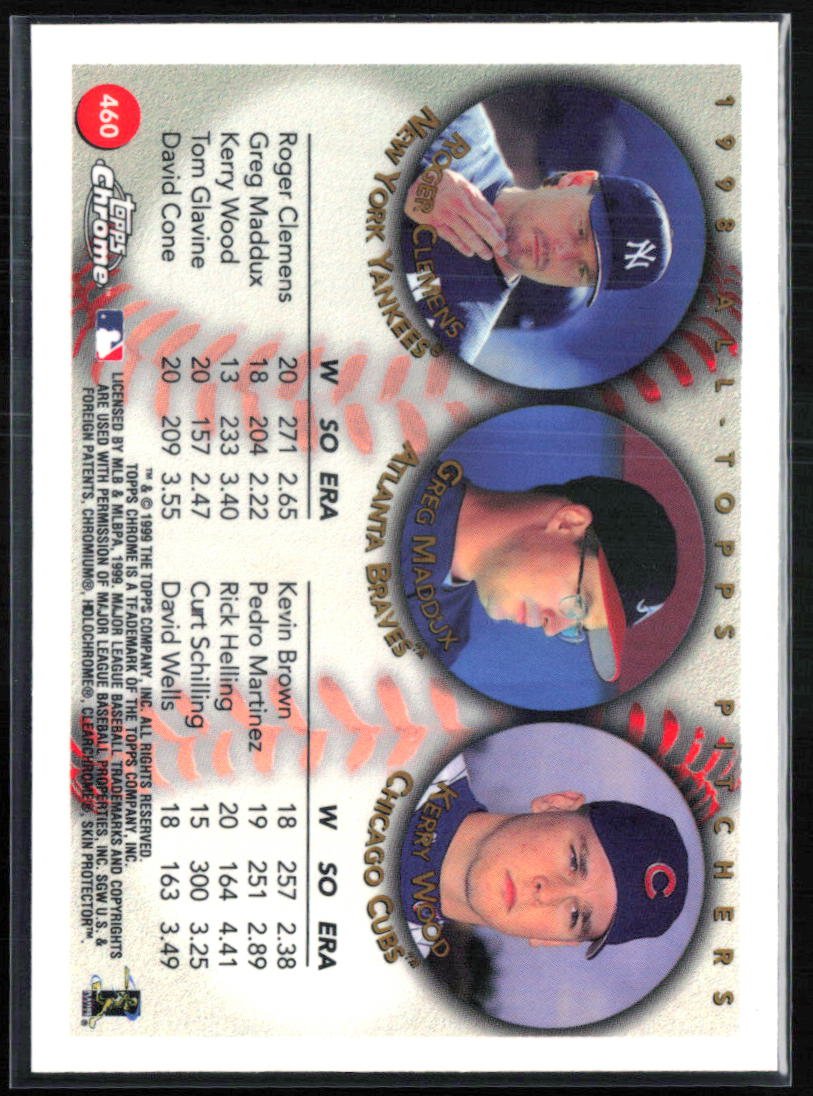 Roger Clemens / Greg Maddux / Kerry Wood