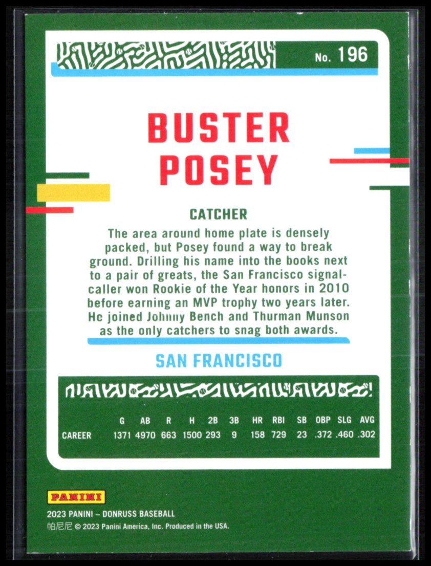Buster Posey Red /2023
