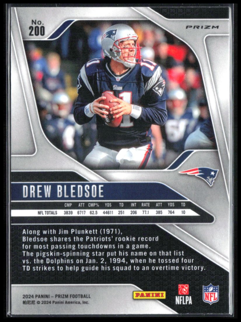 Drew Bledsoe B&W Checkerboard