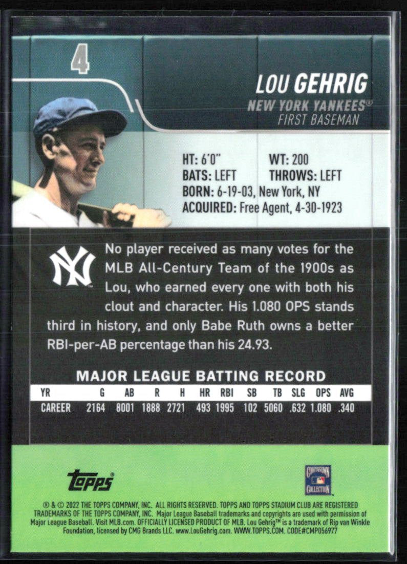 Lou Gehrig