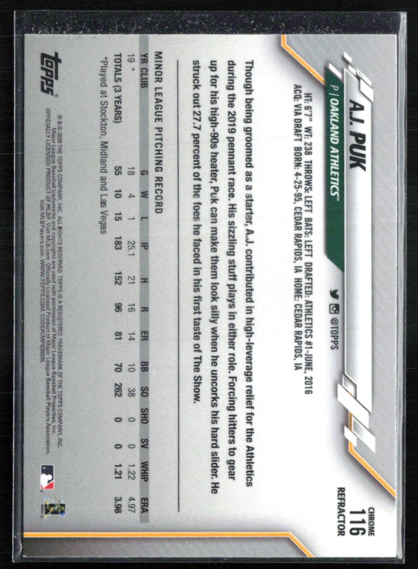 A.J. Puk RC Sepia