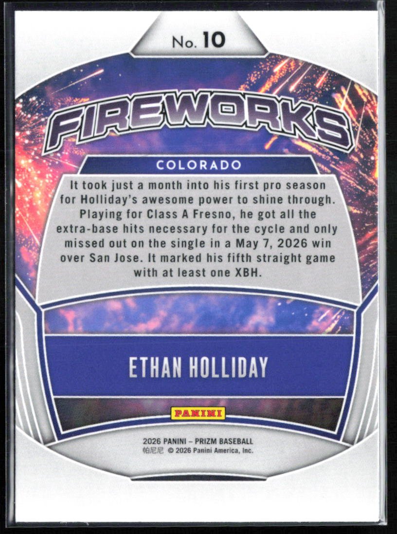 Ethan Holliday Fireworks