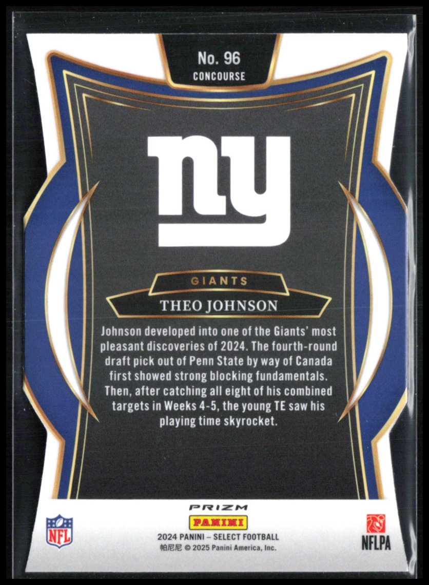 Theo Johnson RC Silver Die-Cut