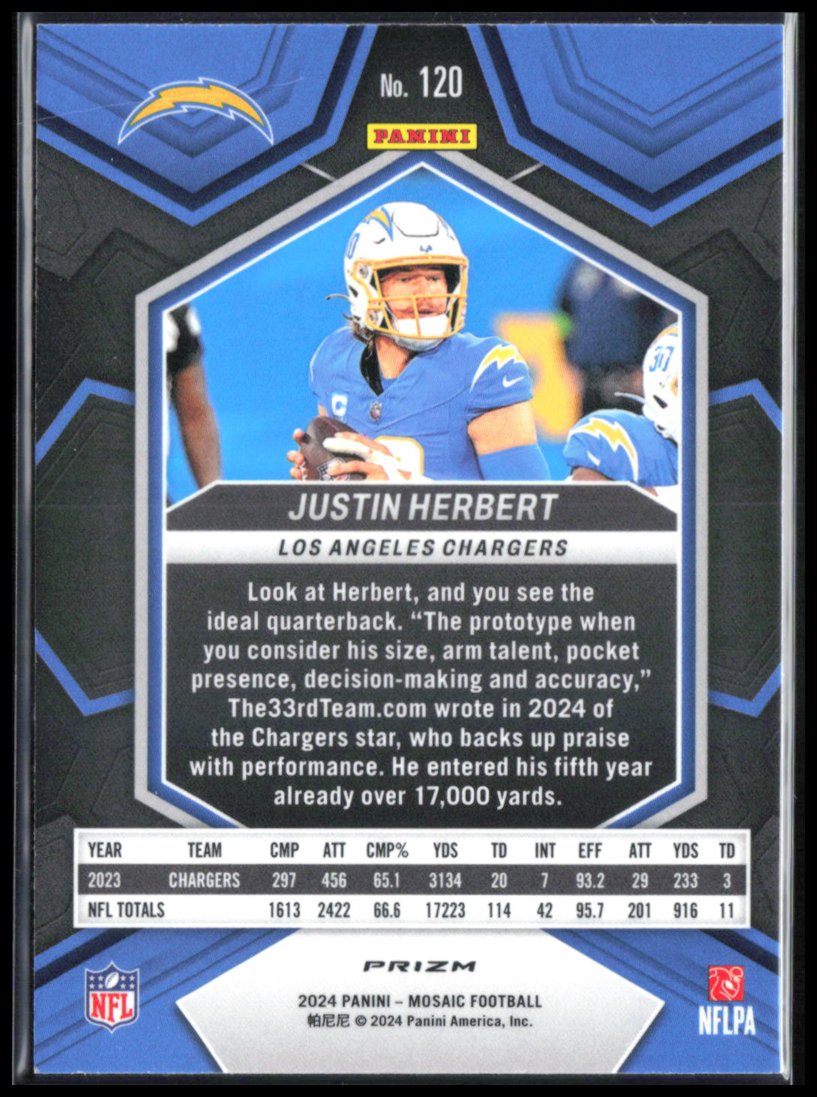 Justin Herbert Mosaic Prizm