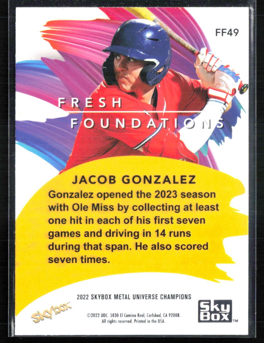 Jacob Gonzalez Fresh Foundations