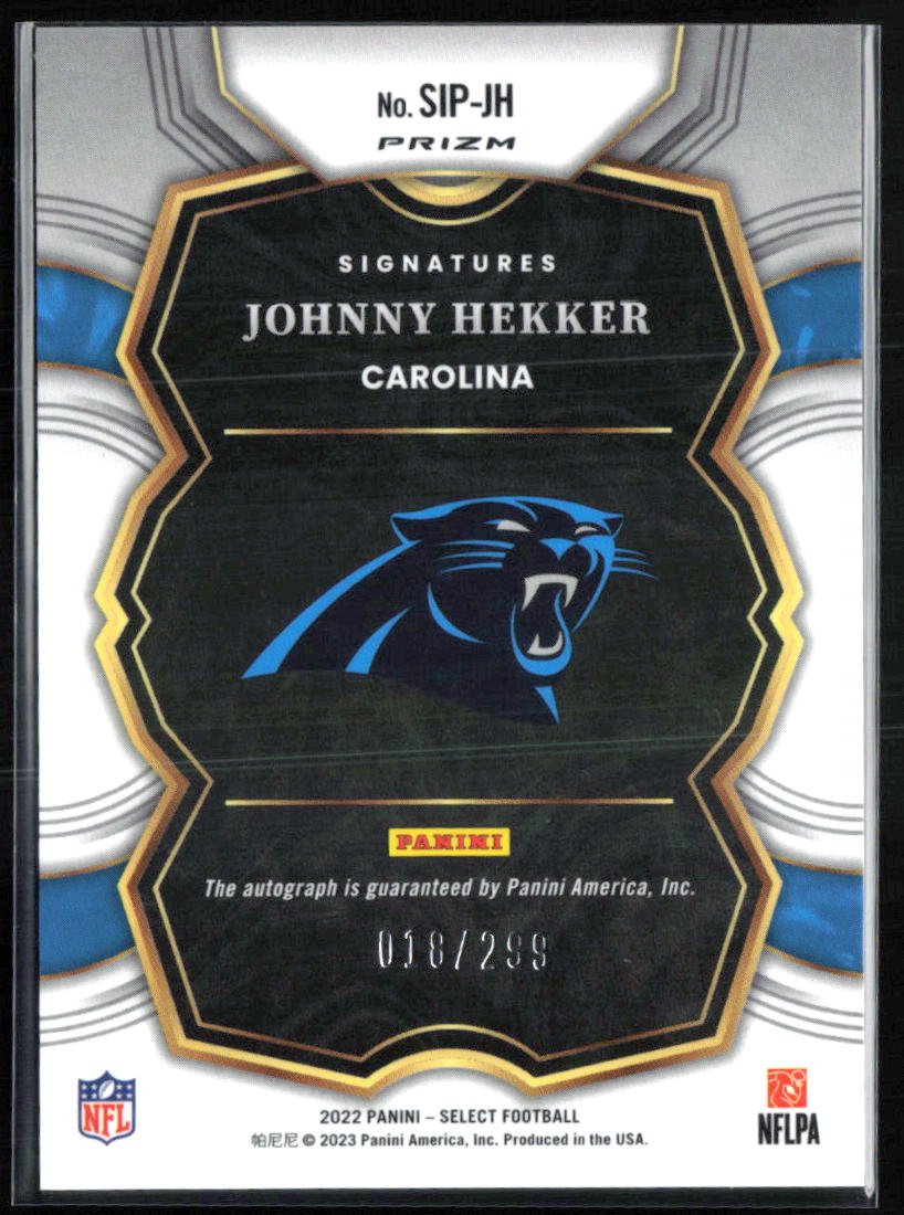 Johnny Hekker Auto Silver /299 2022 Select
