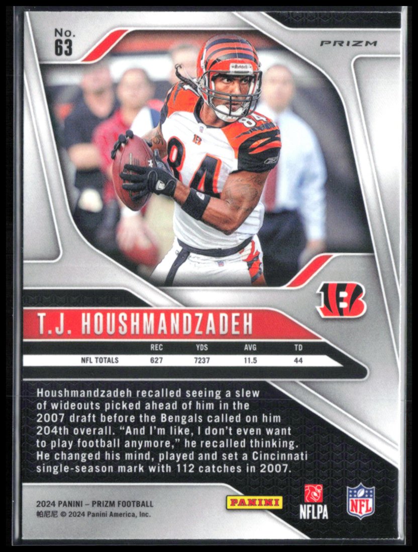 T.J. Houshmandzadeh B&W Checkerboard