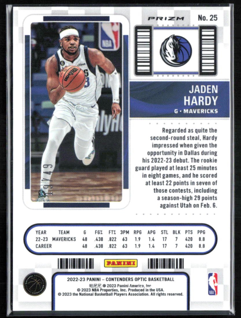 Jaden Hardy RC Orange Holo /49