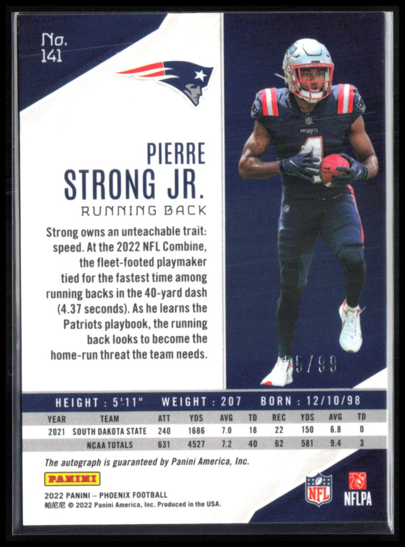 Pierre Strong Jr. RC Auto Pink /99
