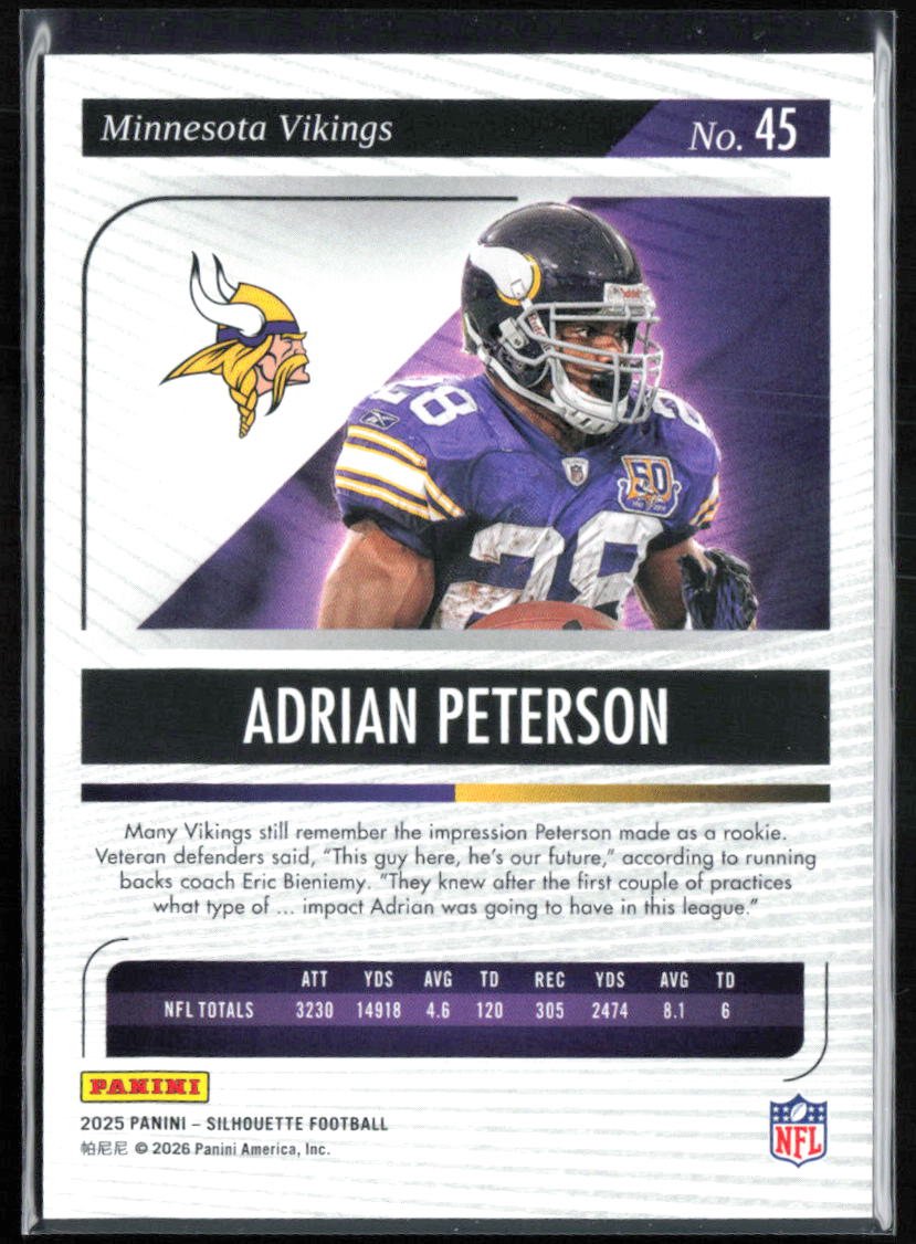 Adrian Peterson Silhouette