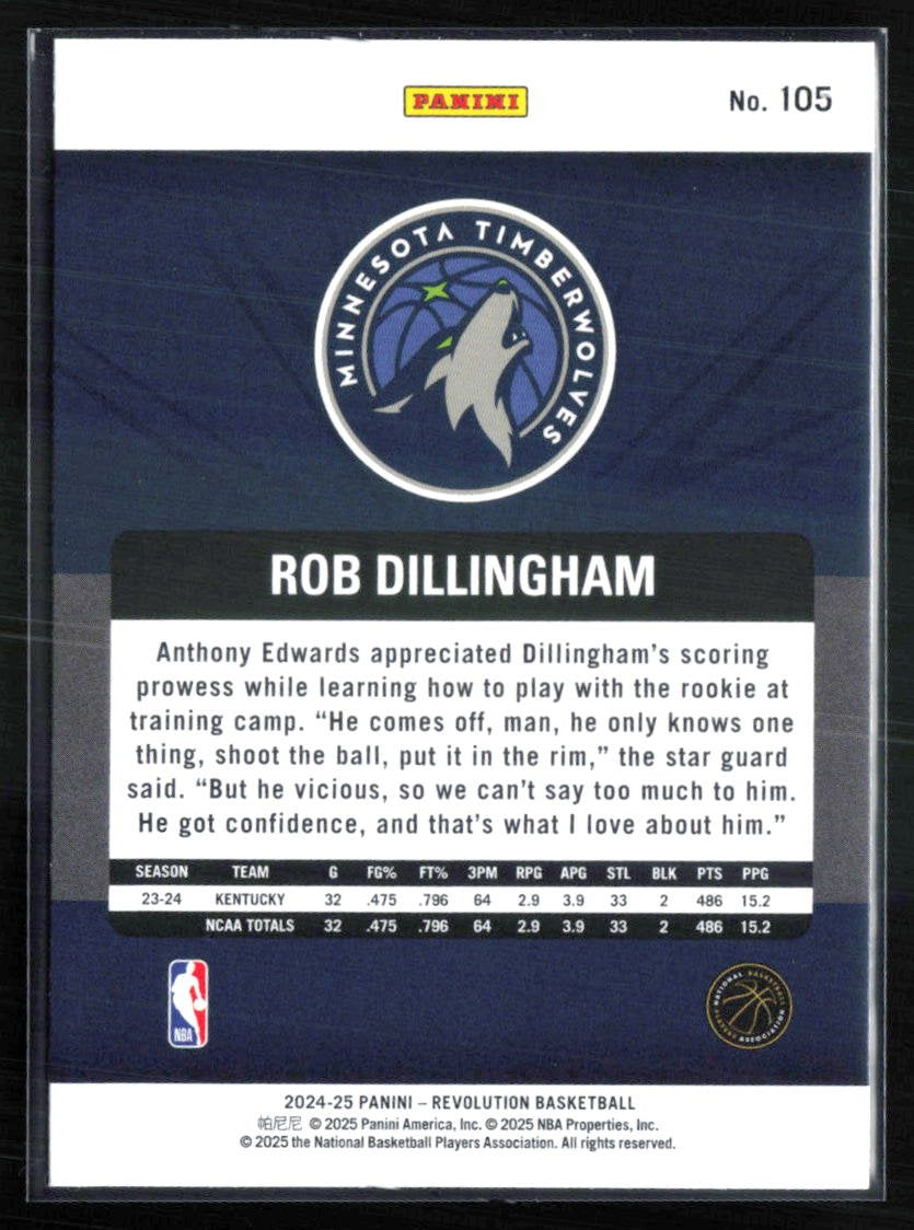 Rob Dillingham RC