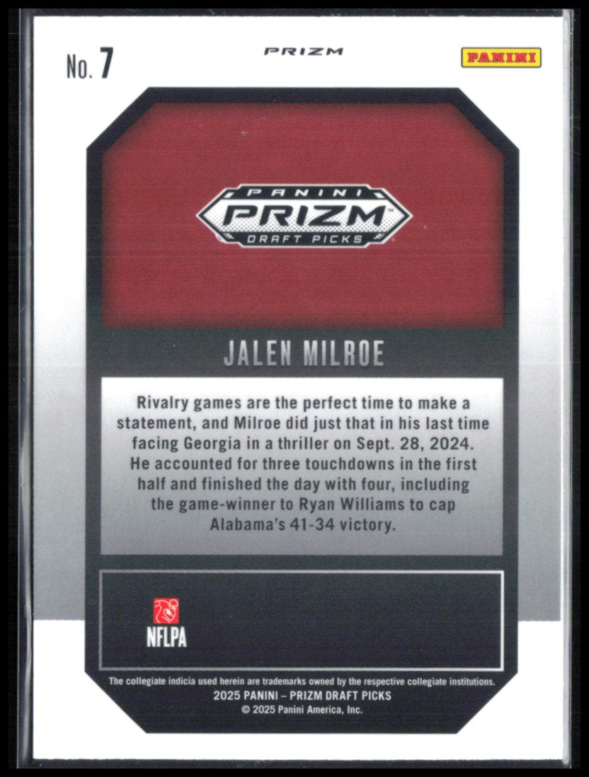 Jalen Milroe RC Green