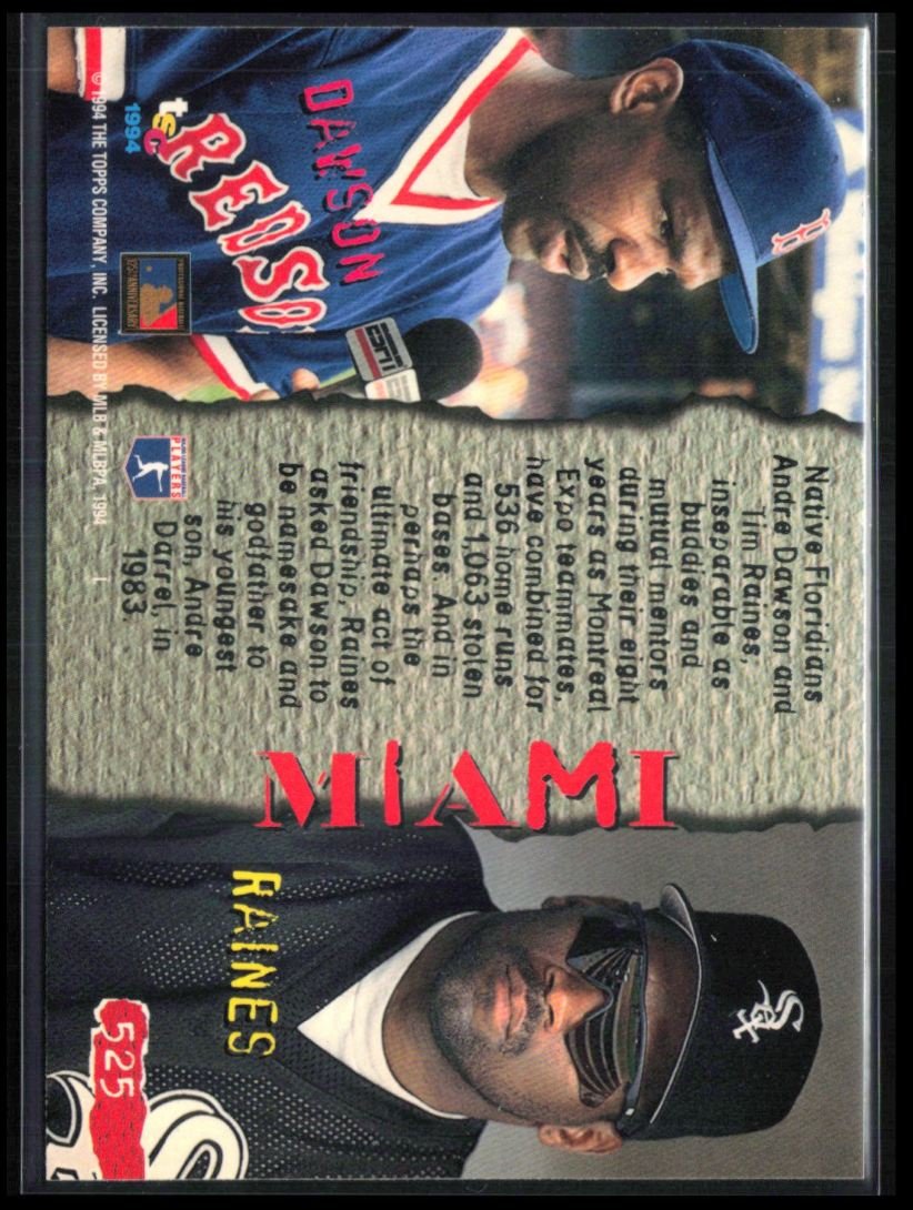Andre Dawson/Tim Raines
