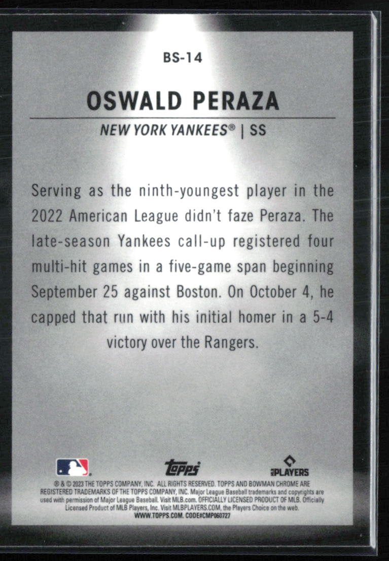 Oswald Peraza Bowman Spotlights