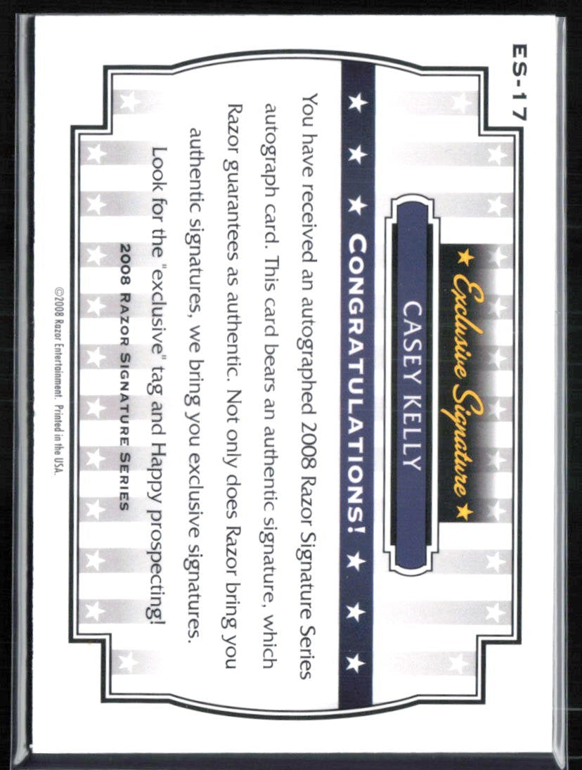 Casey Kelly Auto