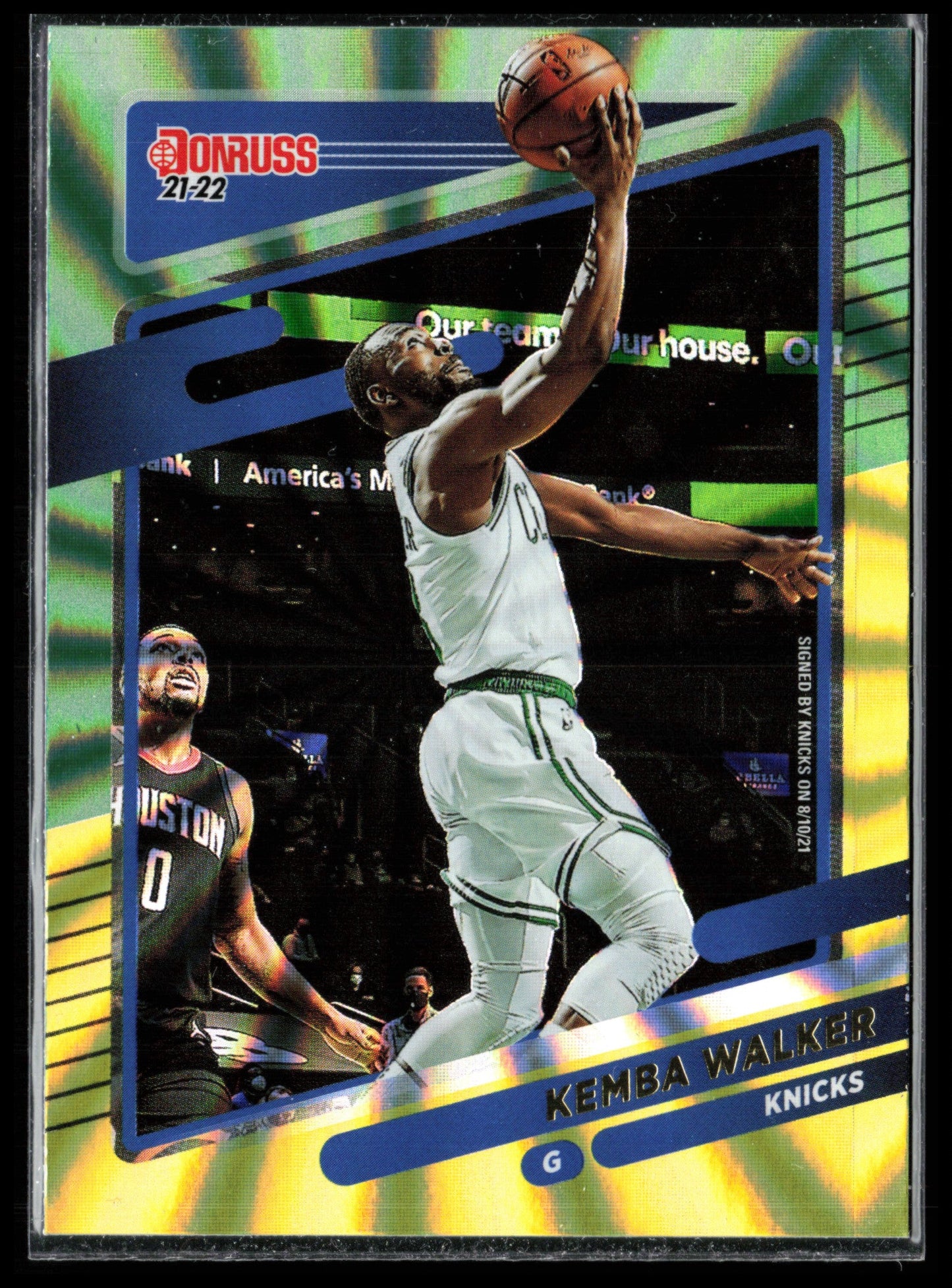 Kemba Walker Green Yellow Laser