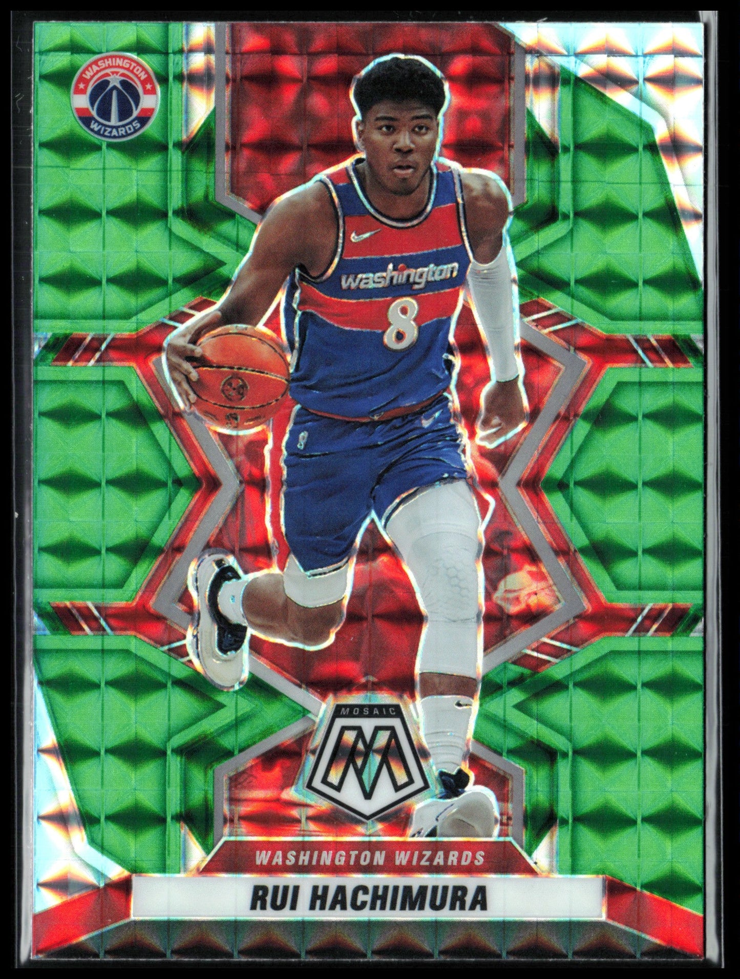 Rui Hachimura Green Mosaic