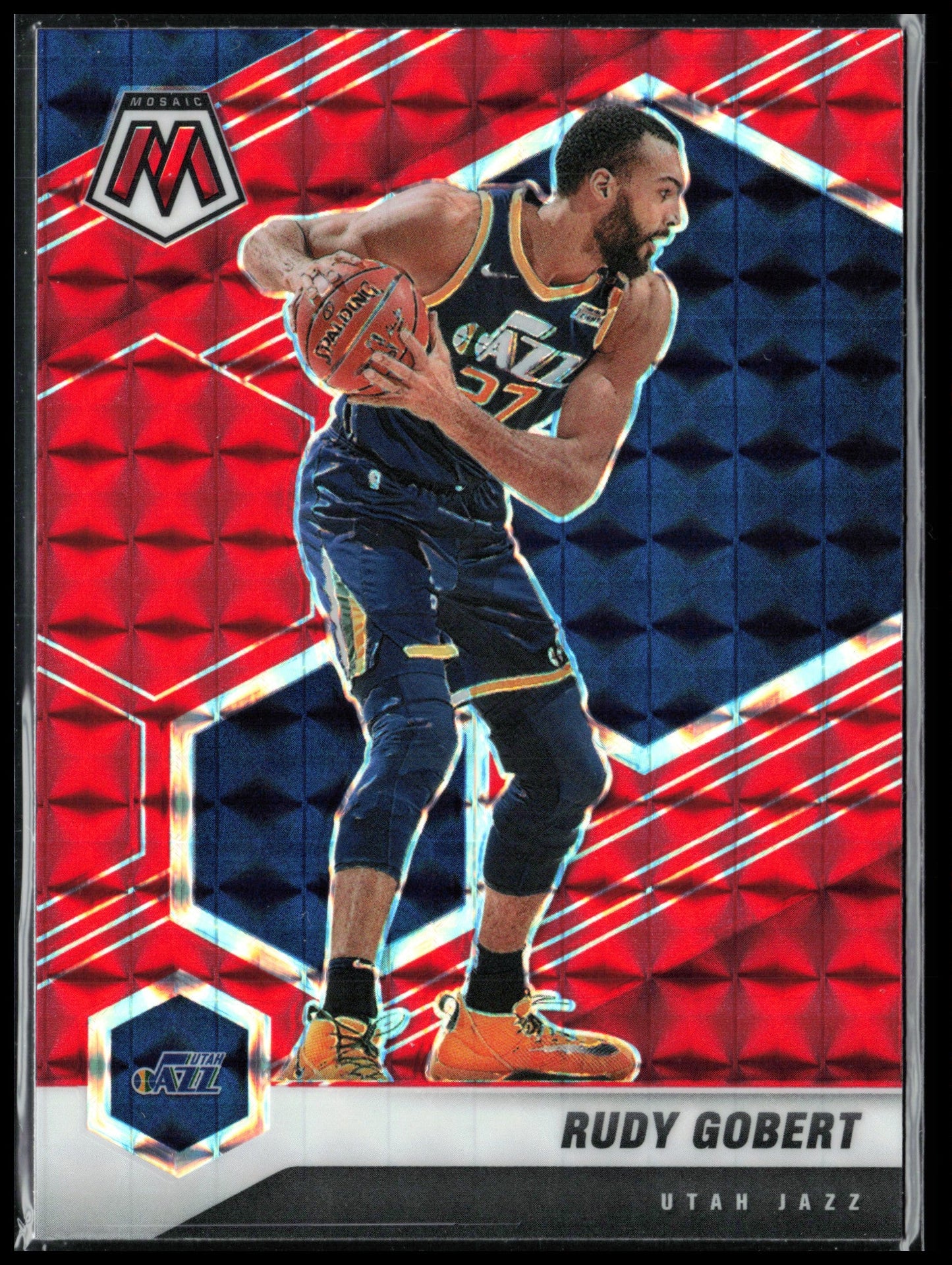 Rudy Gobert Red Mosaic