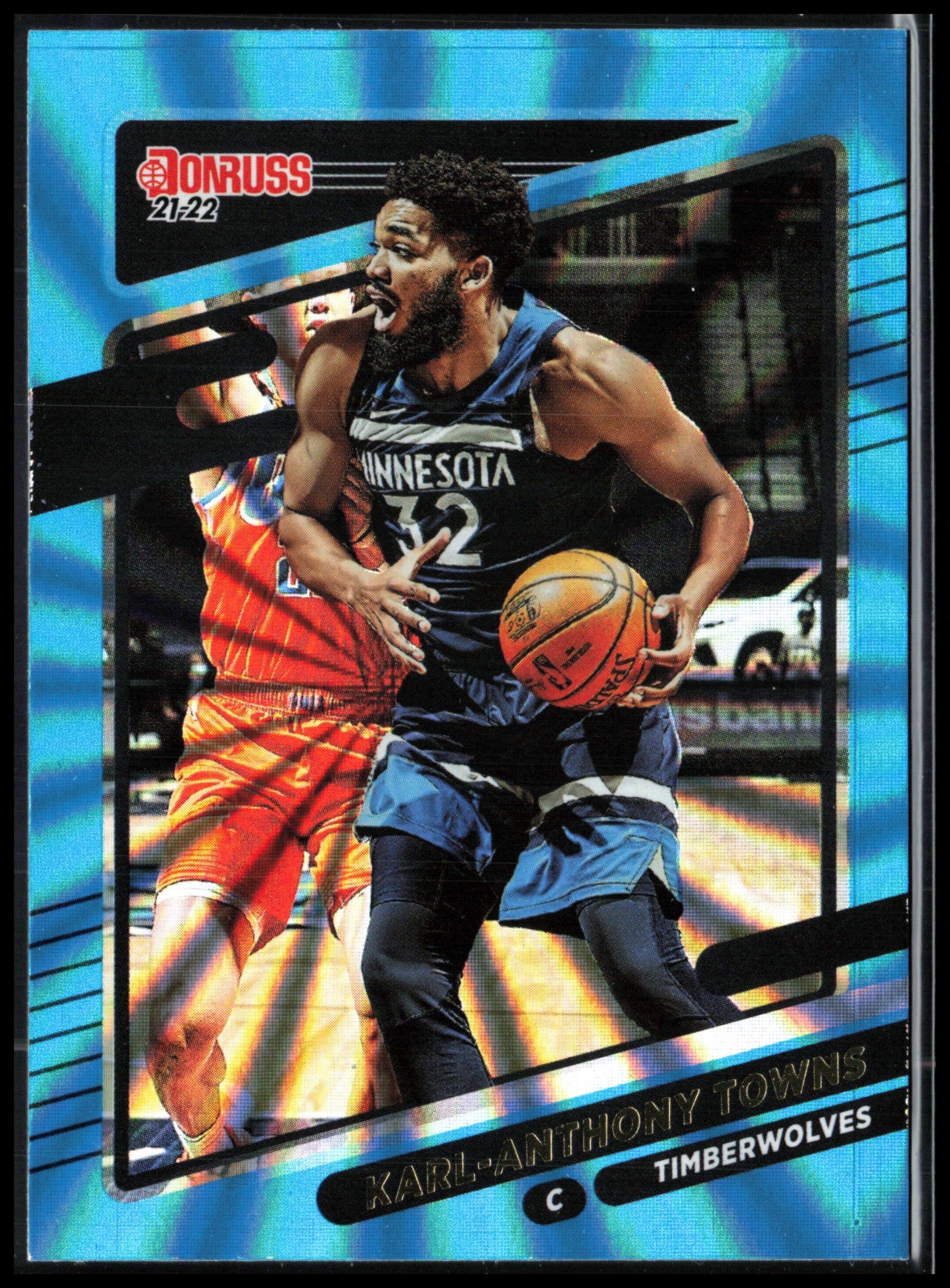Karl-Anthony Towns Teal Laser