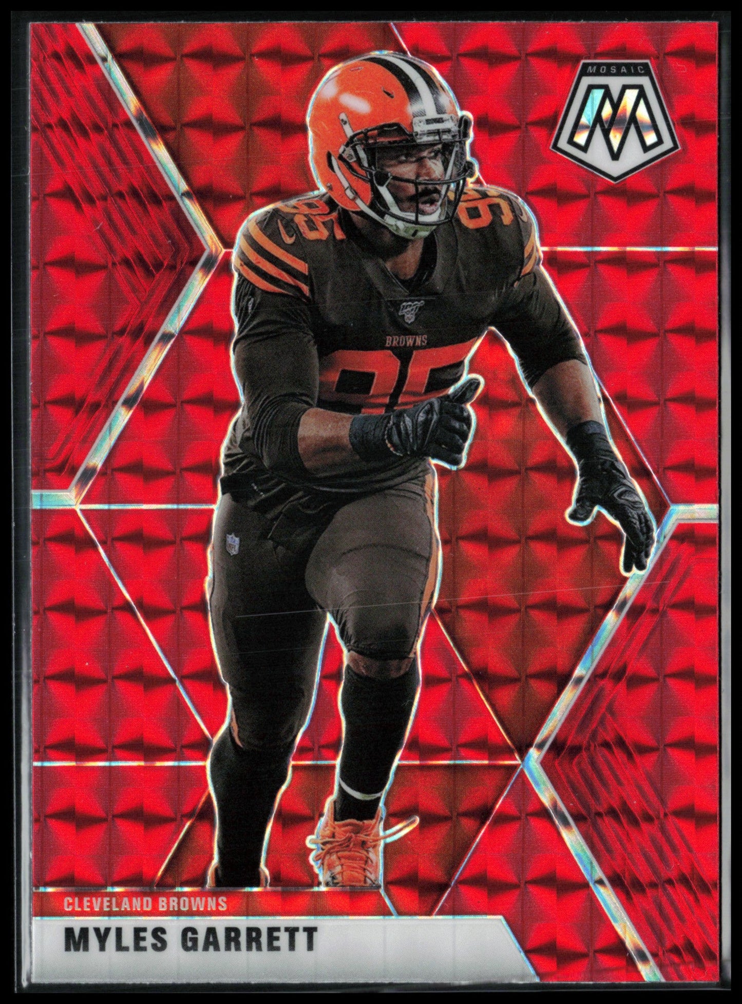 Myles Garrett Red Mosaic