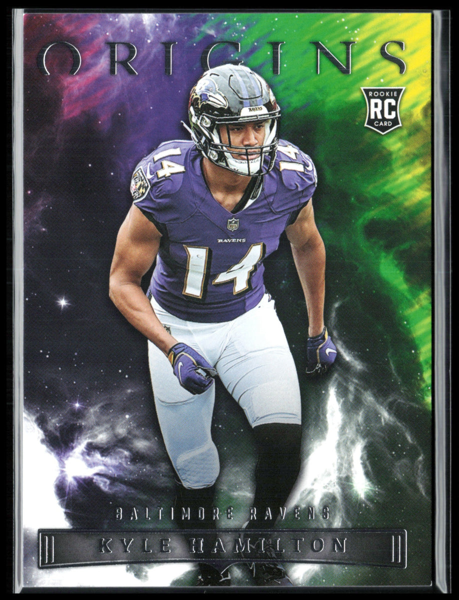 : KYLE HAMILTON 2022#12 NM+-MT+ RC Rookie /699 Ravens :  Collectibles & Fine Art