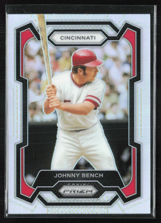Johnny Bench Silver Prizm