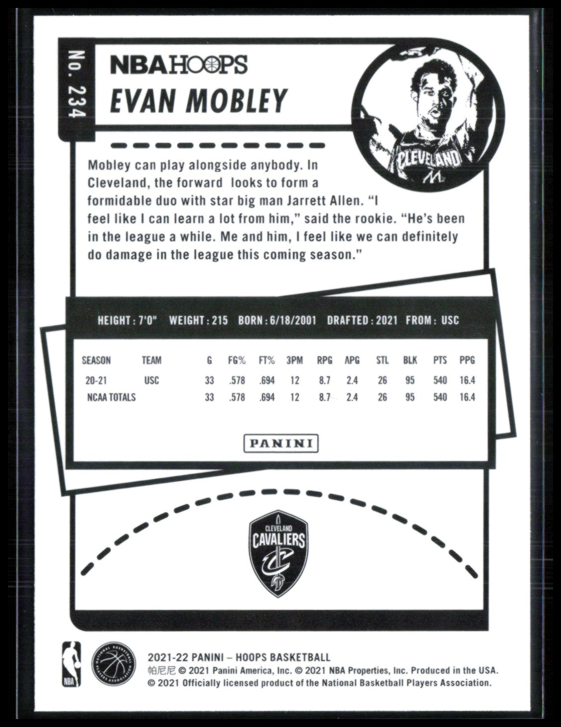 Evan Mobley RC