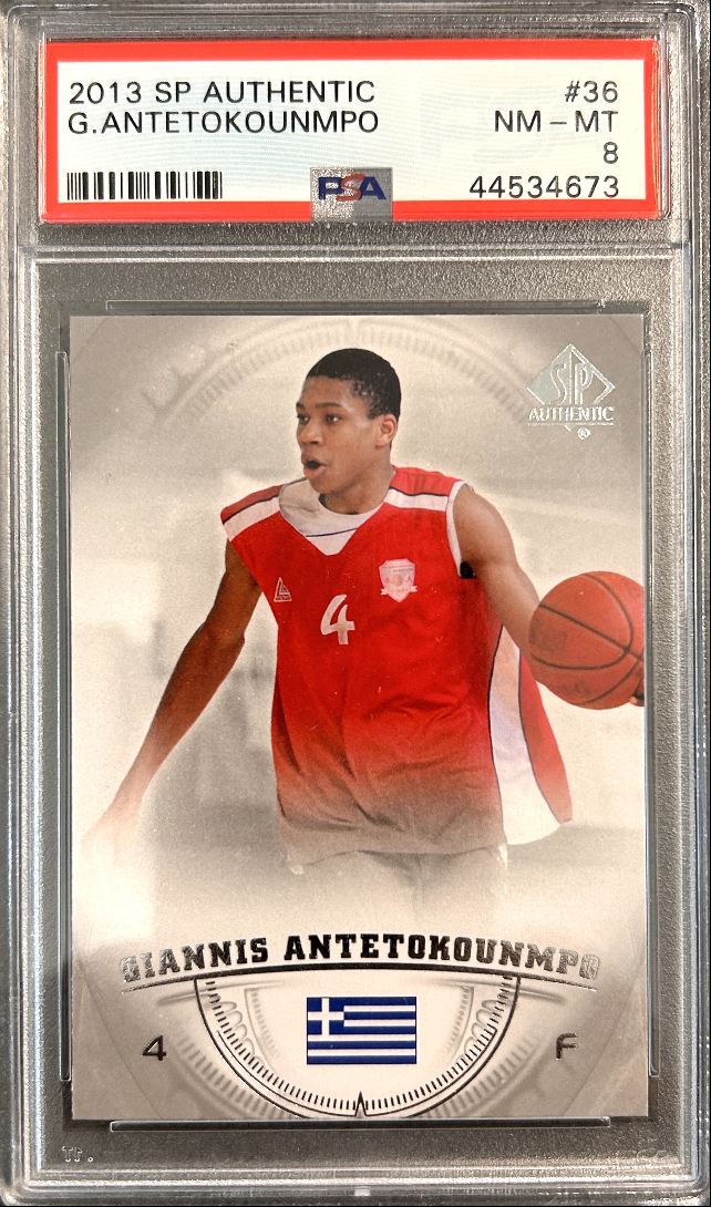 Giannis Antetokounmpo 2013 SP Authentic PSA 8