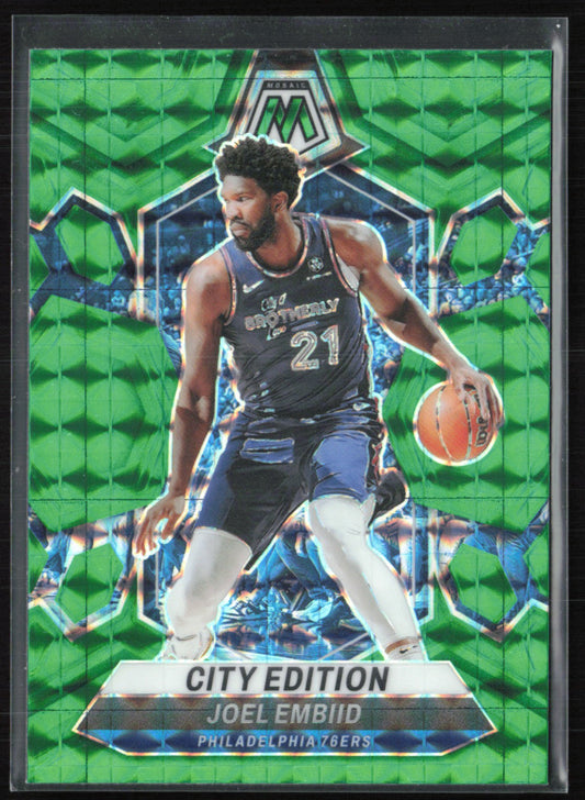 Joel Embiid Green Mosaic