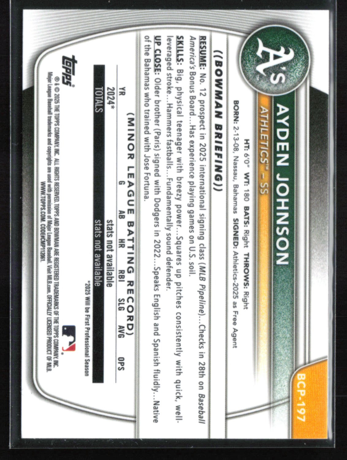 Ayden Johnson 1st Bowman