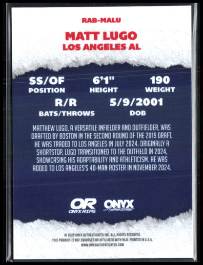Matt Lugo Auto Onyx Rips