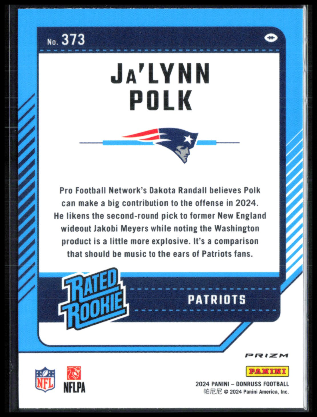 Ja'Lynn Polk RC Blue Scope
