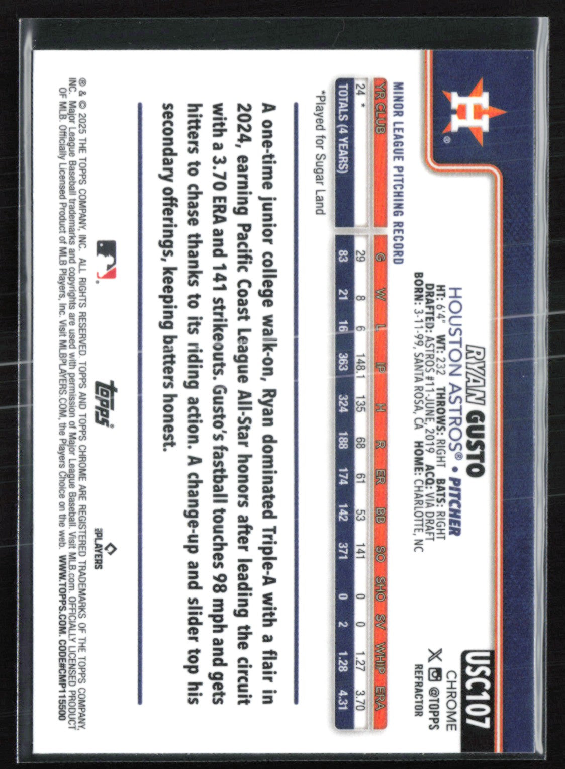 Ryan Gusto RC Refractor