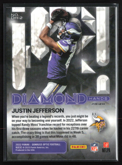 Justin Jefferson Diamond Hands