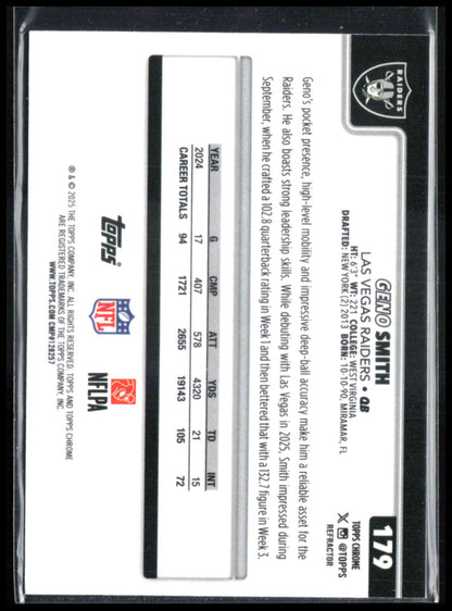 Geno Smith Refractor