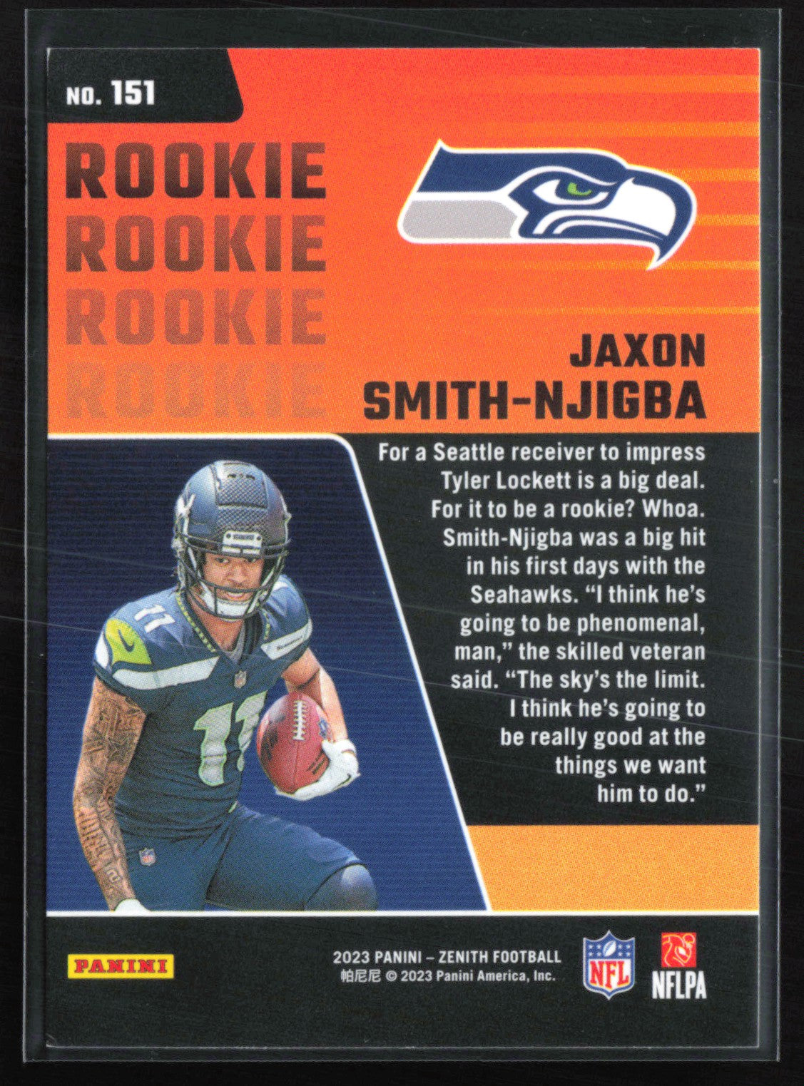 2023 Panini Zenith 151 Jaxon Smith-Njigba RC – Dollar Box