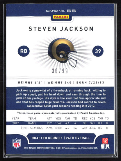 Steven Jackson Blue Mem /99