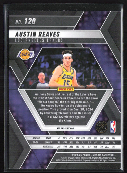 Austin Reaves Mosaic Prizm