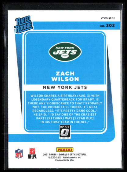 Zach Wilson RC Blue Hyper